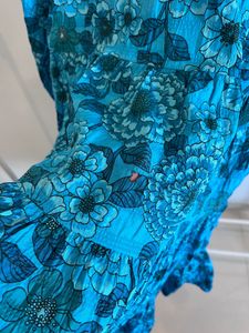 Zara-Floral Tiered Mini Dress