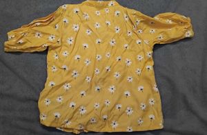 Floral Yellow Top &amp; tunic for girls