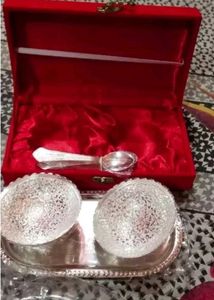 Silver Dinnerware Set