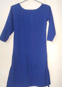 Blue Print Dress