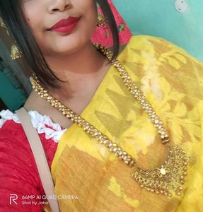 Gold Oxidised Necklace Set