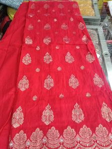 Red Banarasi Saree