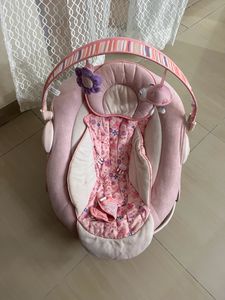 Baby Infant Bouncer - Pink Floral & Bab Bather