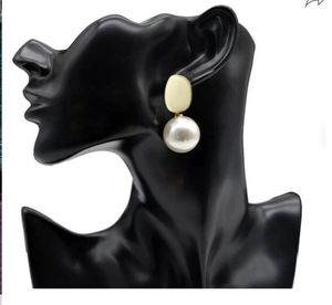 Beautiful Black &amp; White Pearl Earring Pack Of 2