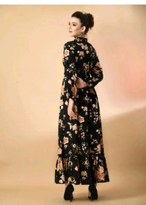 Floral Print Maxi Dress