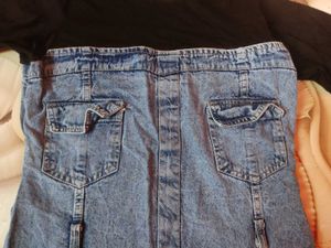 Denim Overall Dress