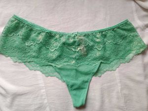 Green Lace Thong By Victoria Secret