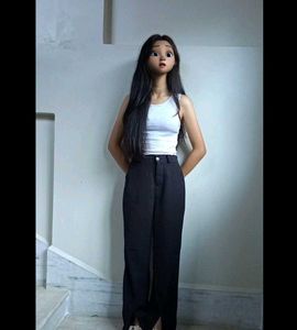 Wide Leg Black Pants