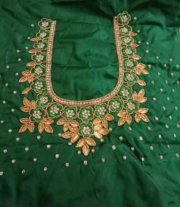 zari handwork blouse piece