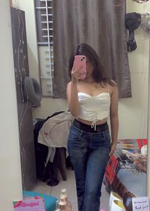 Zara White Crochet Top🤍🕸️
