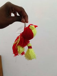 Yarn Bird Keychain Cute Keychai