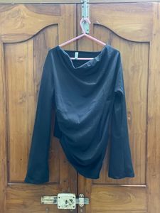 Elegant Black Long Sleeve Top