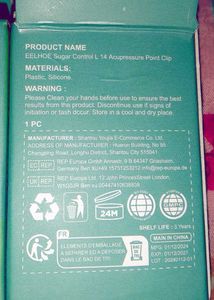 Hemaya Acupressure Clip for Diabetics