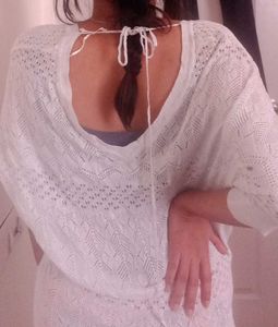 Lightweight Knit V-Neck Top
