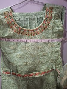 Kurts Set With Duppata And Sharara