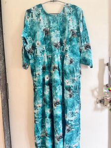Floral Print Anarkali Suit