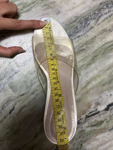 Sale❗️‼️White Transparent Heels 🤍