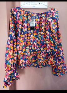 New With Tag Floral Top For Women