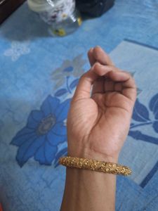 Golden standout bangle