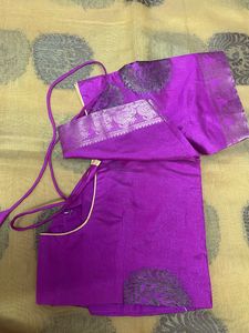 New Mustard Saree Cotton Silk With Blouse