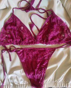 Maroon Lingerie