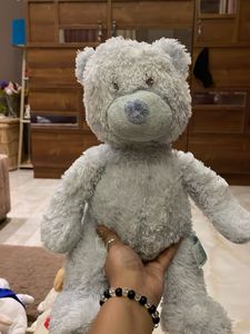 Cute Blue Teddy Bear Plush