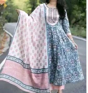 Kurta Plazzo With Dupatta For Women