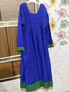 Blue &amp; Green Embellished Kurti