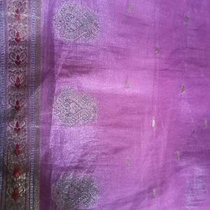 Elegant Lavender Saree