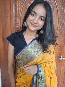 Banarasi Desi Saree 🌿🤍