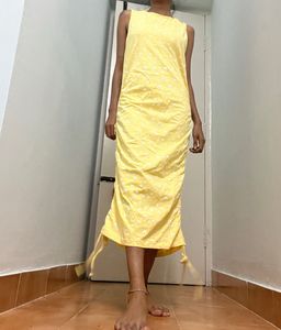Yellow Floral Body Cone