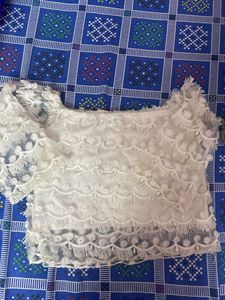 White Net Top