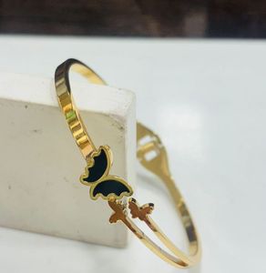 Anti tarnish Gold Butterfly Bangle/bracelates