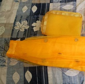 Yellow Ethnic lehenga choli set