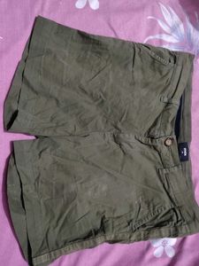 Olive Green MAX Casual Shorts