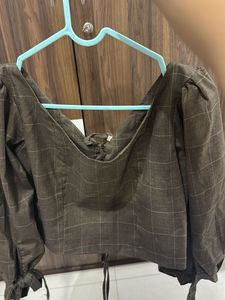Checkered Crop Top