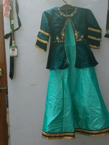 Brand New Gown With Beautiful Worked Shrug
