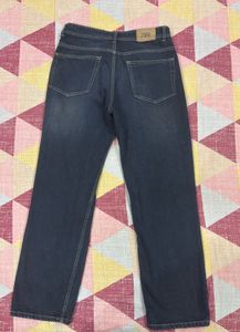 Dark Wash Straight Leg Jeans