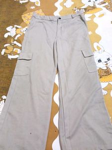 Grey Cargo Pants