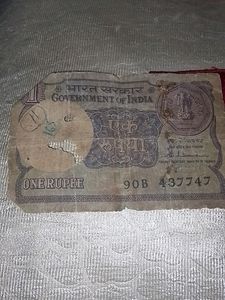 One Rs Old Rare Notes Combo Of 2