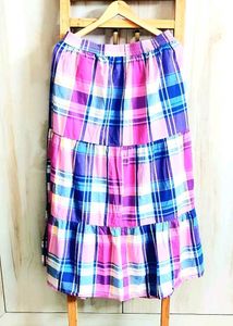 Long Printed Skirt Waist Size-30