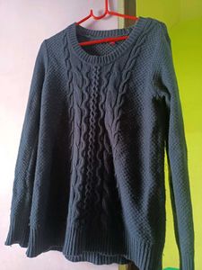 Navy Blue Long Sweater..