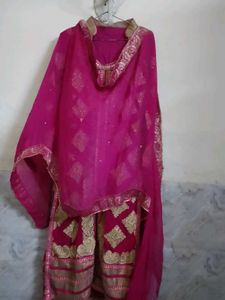 Kurta  Open Plazoo Dupatta