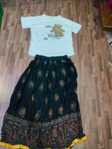 Boho Skirt &amp; Tee Set