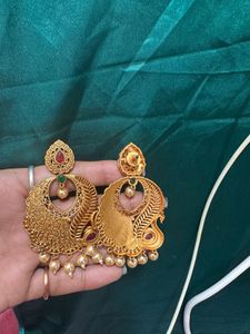 Hoop &amp; 1Gram Gold Earrings Set Of 6