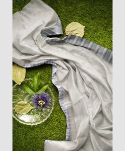 Elegant Grey Saree