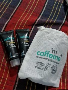 mCaffeine Face Wash & Scrub Set