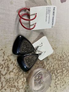 Different Type,3 Pair Earrings And Studs