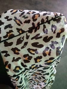 Leopard Print mesh transparent Briefs
