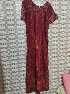 Maroon Nighty For Women